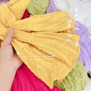 váy xốp cổ vuông đuôi cá bé gái