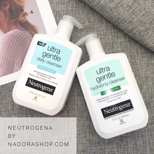 Sữa Rửa Mặt Nhẹ Dịu Dành Cho Da Mụn Nhạy Cảm Neutrogena Ultra Gentle