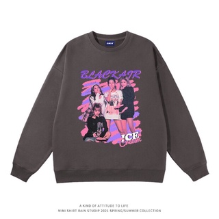 Áo sweater BLACKPINK basic năng động dễ phối đồ