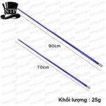Ảo thuật gậy nhựa, khăn thành gậy nhựa hàng nhập chốt nhựa dày, gậy dài 90cm