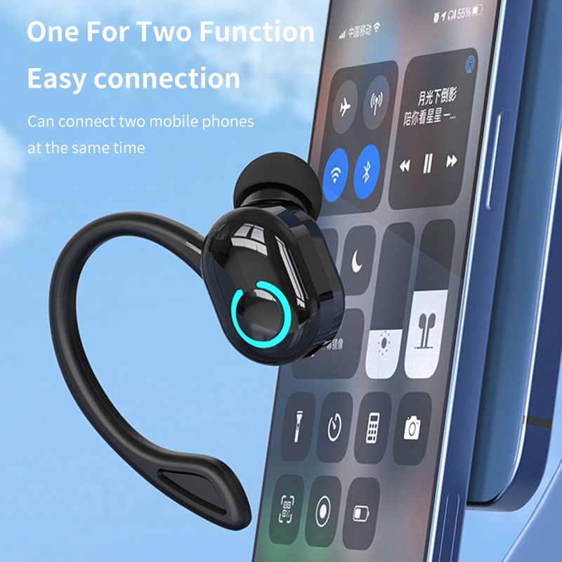 Tai Nghe Bluetooth 5.2 Móc Vành Tai Chống Ồn