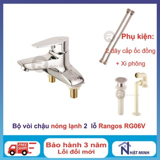 Vòi chậu lavabo, vòi rửa mặt cao cấp Rangos RG 06V
