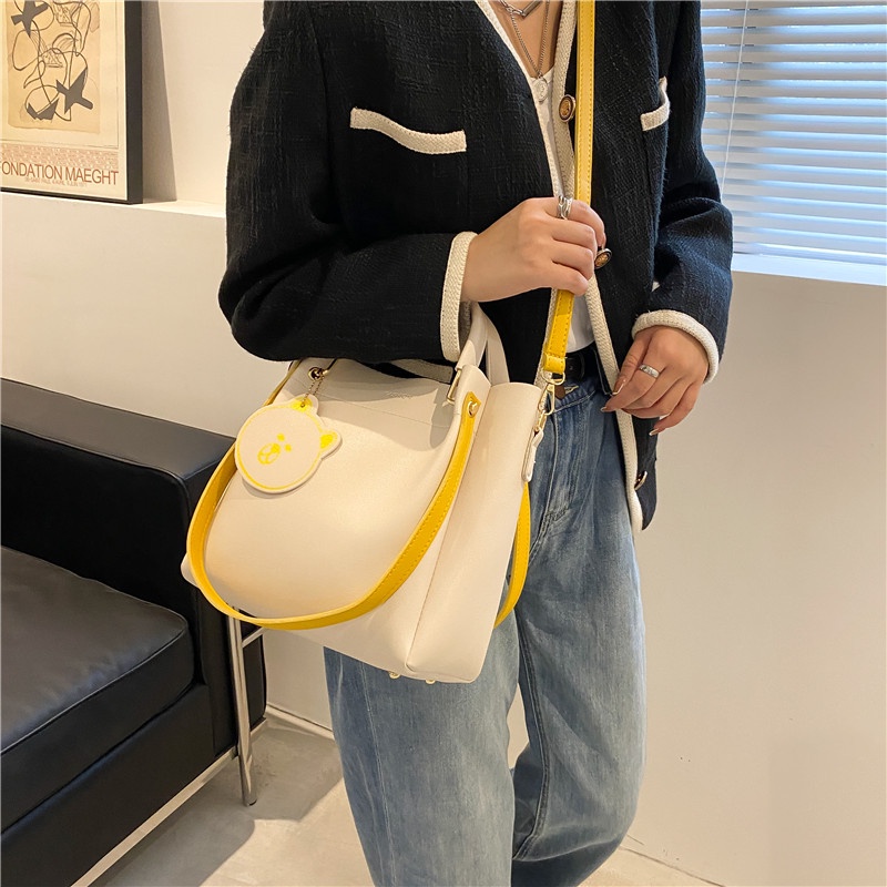 Túi tote Đeo Chéo Màu Trơn Cỡ Lớn Thời Trang Mới 2022 Gylb1355