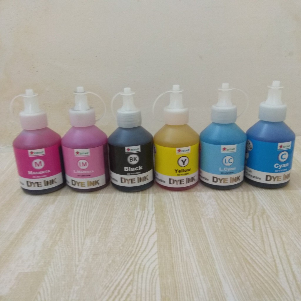 Mực máy in phun màu Epson 100ml | Mực Estar, Mực Refill Ink