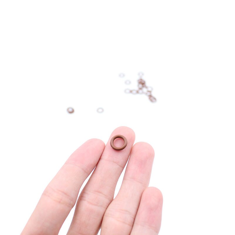 Set 5 Vòng Đệm Cao Su Hình Chữ O 1.5mm OD5 / 6 / 6.5 / 7 / 8 / 8.5 / 9 / 10 / 10.5 / 11 / 12 * 1.5mm Phụ Kiện Chống Nhiệt Độ Cao Chuyên Dụng