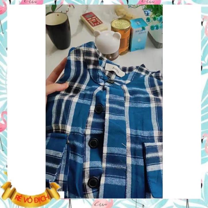 Áo flannel unisex Fear Of God phong cách hiphop