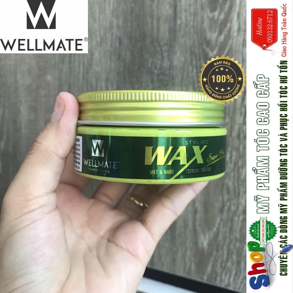 ✅ Hàng_Chính_Hãng_100%✅ WAX VUỐT TÓC NAM WELLMATE 100ml