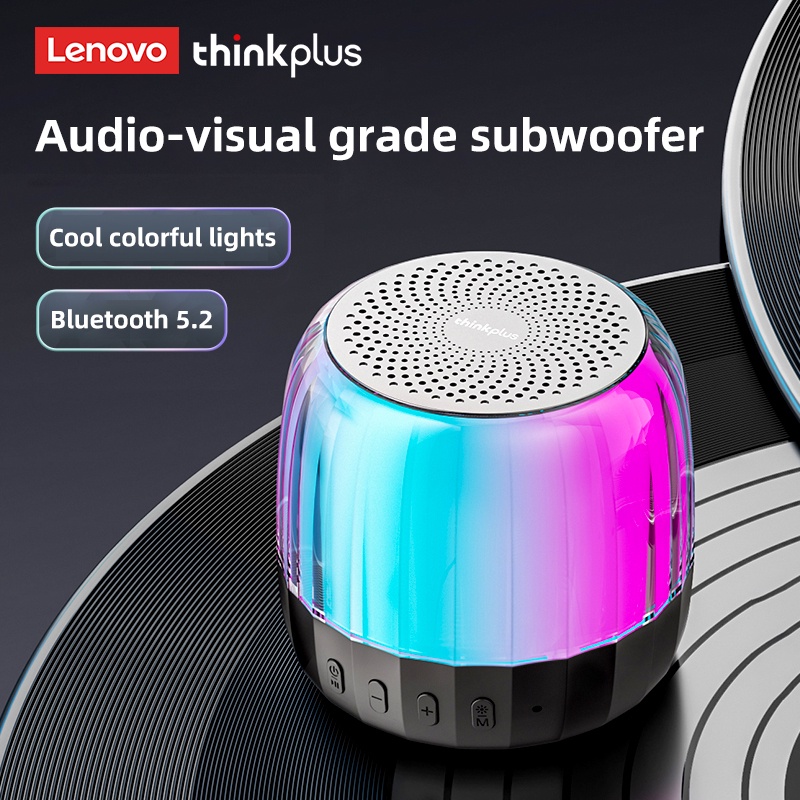 Lenovo Chính Hãng K3/K3 Plus Bluetooth Loa Di Động Loa Nghe Nhạc Ngoài Trời Không Dây Mini Cột Nghe Nhạc Stereo Vòm Bass Hộp Chống Nước