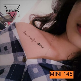 Hình xăm dán chữ siêu phẩm hít hót