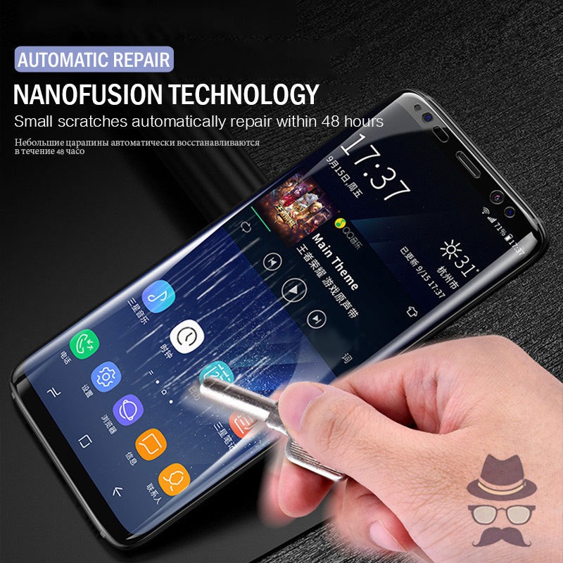 Set 2 Kính Cường Lực Bảo Vệ Màn Hình Cho Samsung Galaxy S10 S9 S8 S20 Plus Ultra Note 10 Mềm