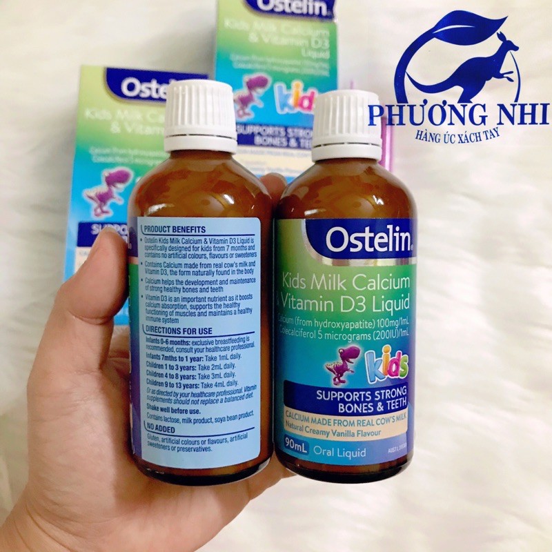 CANXI VÀ VITAMIN D3 OSTELIN 90ml DẠNG NƯỚC - BILL CHEMIST/PHARMACY | BigBuy360 - bigbuy360.vn