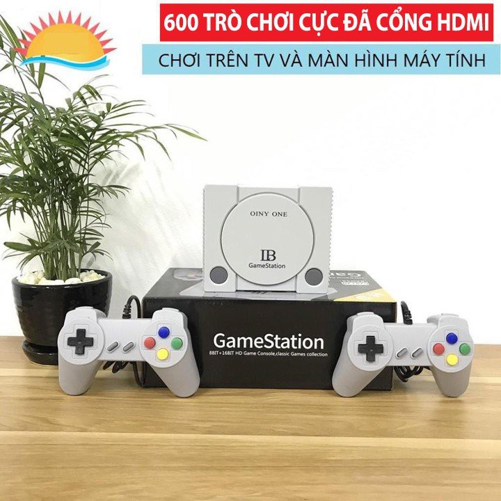 Máy Chơi Game playstation 4 Nút AV 600 trò tay 2 cầm game 3D đặc sắc Hình Ảnh HD Chơi Game Nét