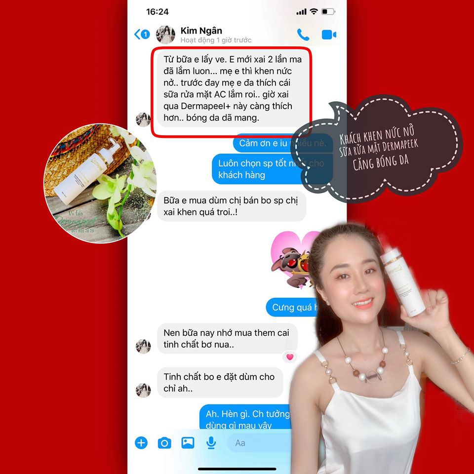 Combo DƯỠNG TRẮNG - NGĂN NGỪA LÃO HÓA - CHĂM SÓC DA SAU LĂN KIM - PHI KIM - PEEL DA DERMAPEEL