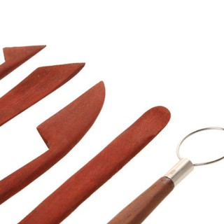 Bộ 5 Dụng Cụ Điêu Khắc Đất Set, Gỗ