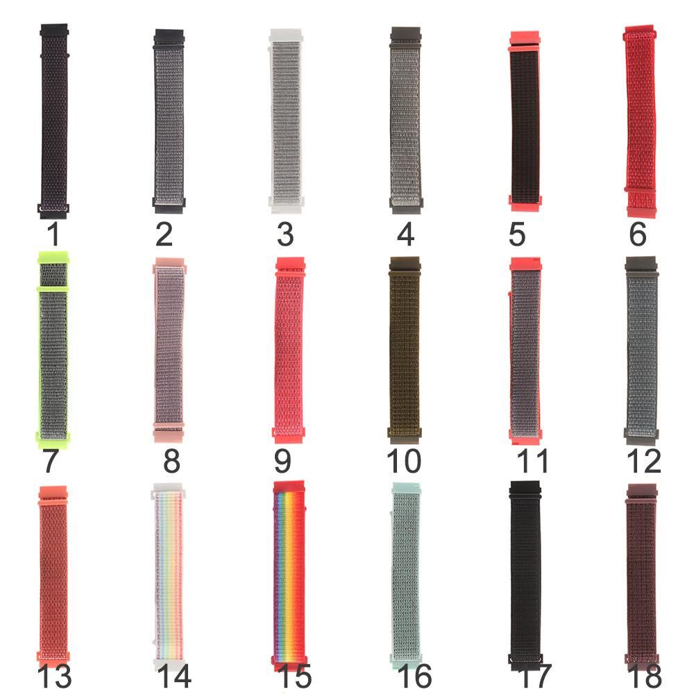 Dây Đeo Thay Thế Chất Liệu Nylon Mềm Cho Đồng Hồ Thể Thao 20mm