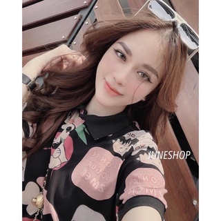 Đầm polo in 3d bigsize