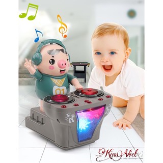 Đồ chơi DJ heo phát nhạc cho bé