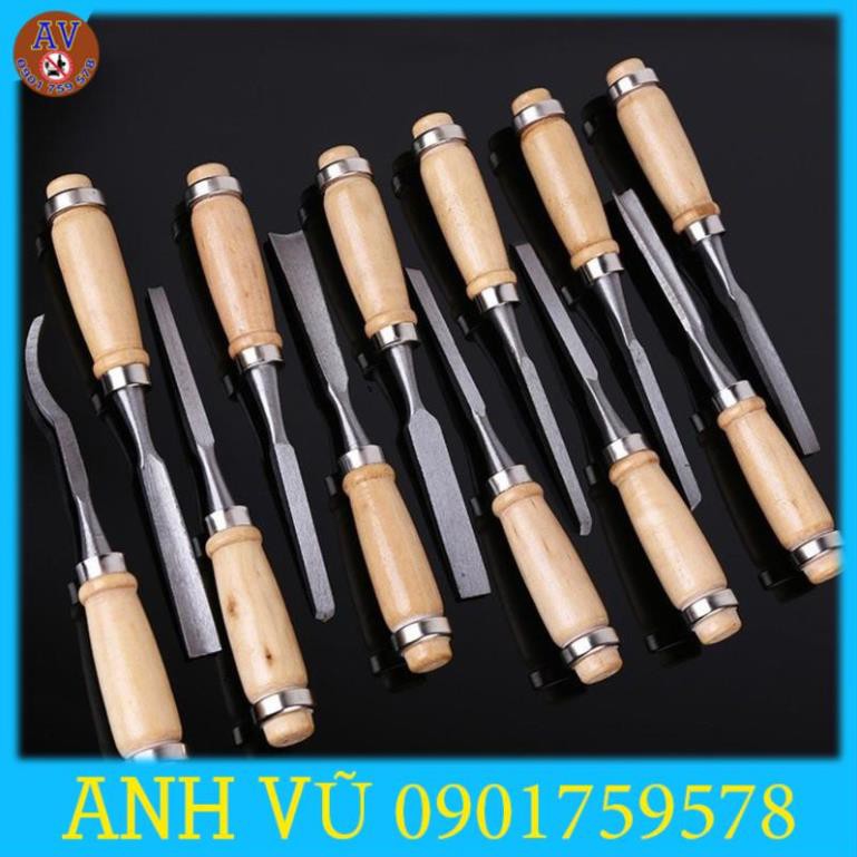 Bộ đục gỗ 12 món