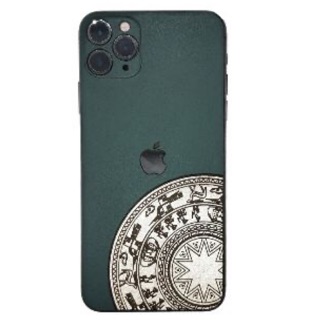 [DÁN DA] Miếng dán da iphone 11 pro 11 pro max ghép trống đồng