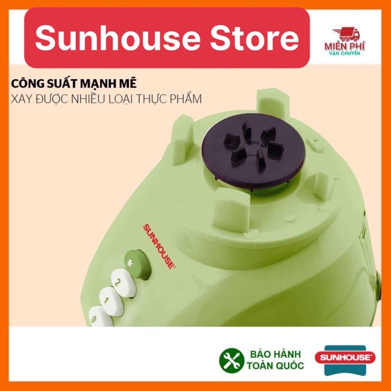 Máy xay sinh tố Sunhouse SHD5112, Máy xay sinh tố với cối lớn giúp việc pha chế rau củ quả, thực phẩm dễ dàng.