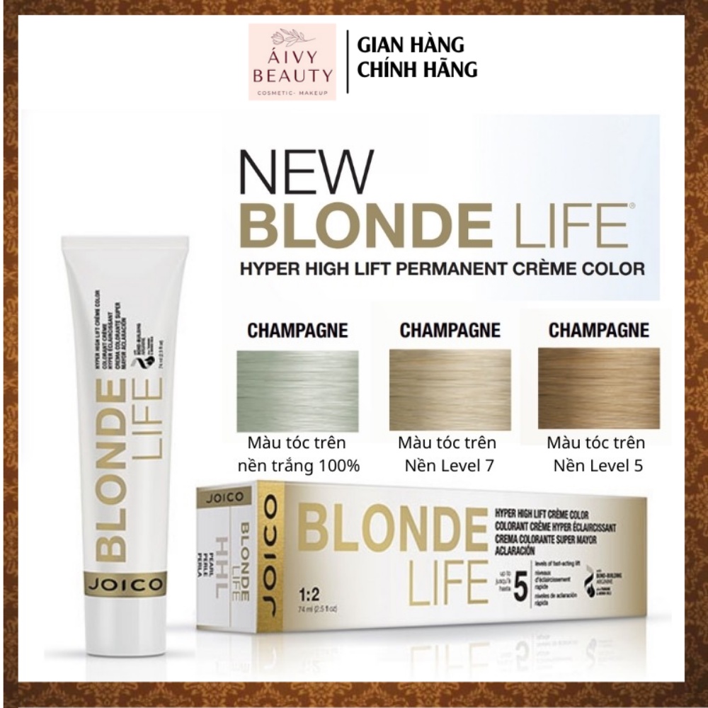 Màu Nhuộm Nâng Tông Cao và Bền Màu JOICO Blonde Life Hyper HHL 74ml