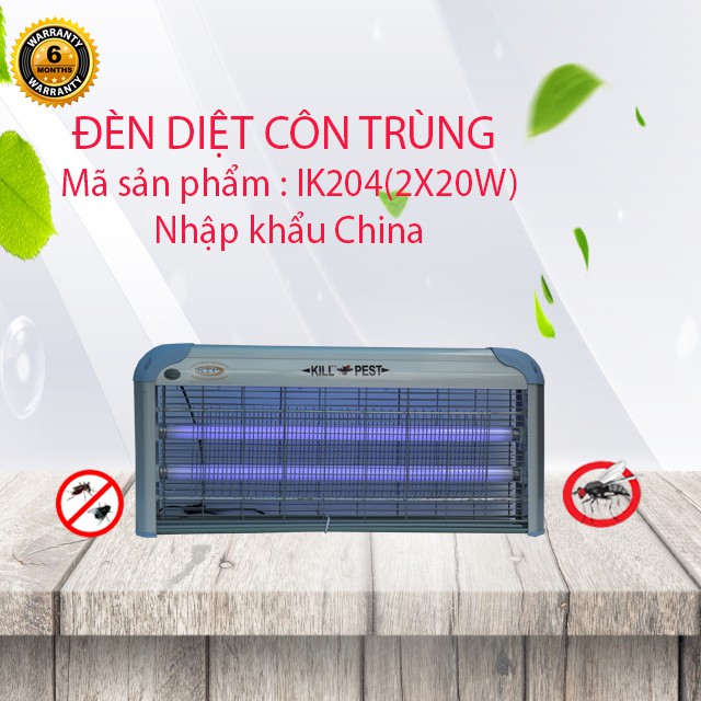 ĐÈN DIỆT CÔN TRÙNG CÔNG NGHIỆP IK-204