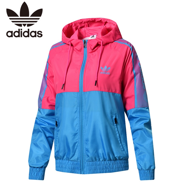 Áo Khoác Gió Adidas Siêu Nhẹ Chống Thấm Nước Có Mũ Trùm Đầu Thoáng Khí Cho Nữ