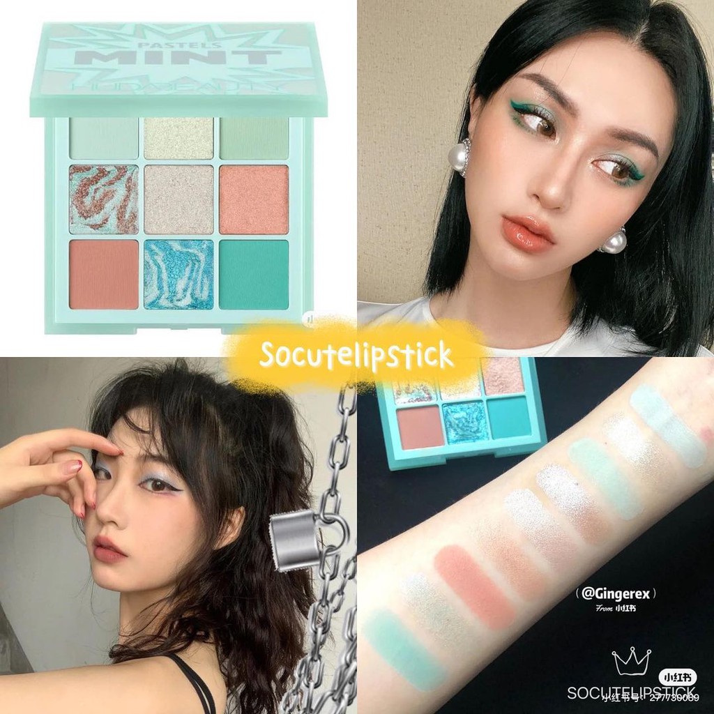 Bảng Phấn Mắt Huda Beauty Mint Obsessions Palette( 6.1g )