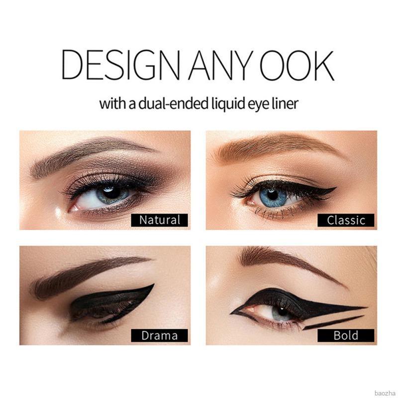 (Hàng Mới Về) Bút Kẻ Mắt Hai Đầu Chống Nước Không Nhòe Tiện Dụng | BigBuy360 - bigbuy360.vn