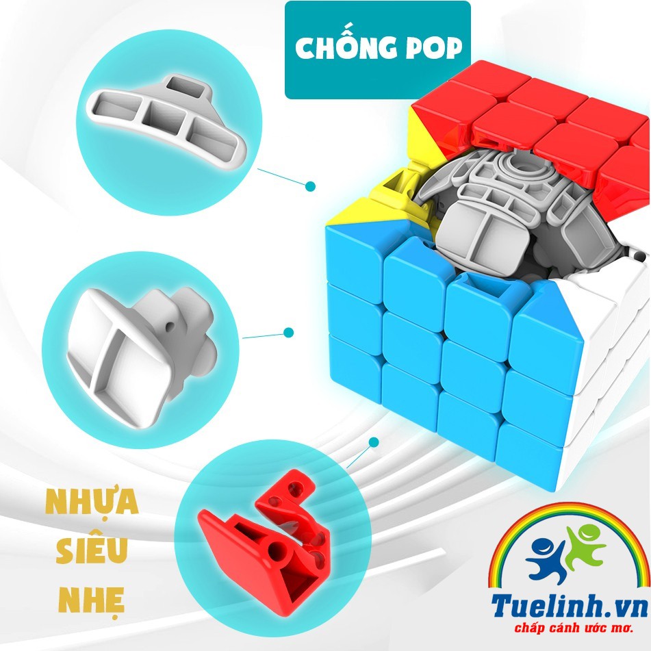 Rubik 4x4 Stickerless MoYu MeiLong MFJS Rubik 4 Tầng