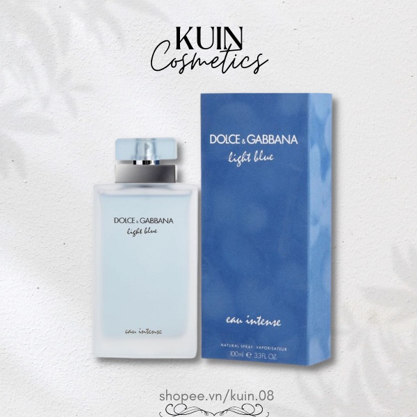 Nước hoa nữ D.G Light Blue EDT 100ml- Hương thơm ngọt ngào tươi mát rất quyến rũ lưu hương lâu