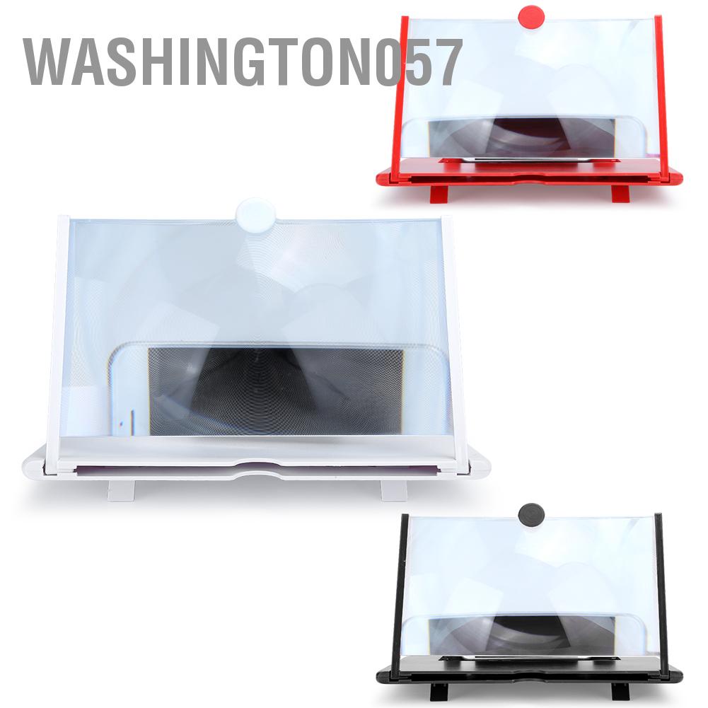 Washington057 Mobile Phone Screen Amplifier 3D 12in High Definition Magnifier Stand Bracket