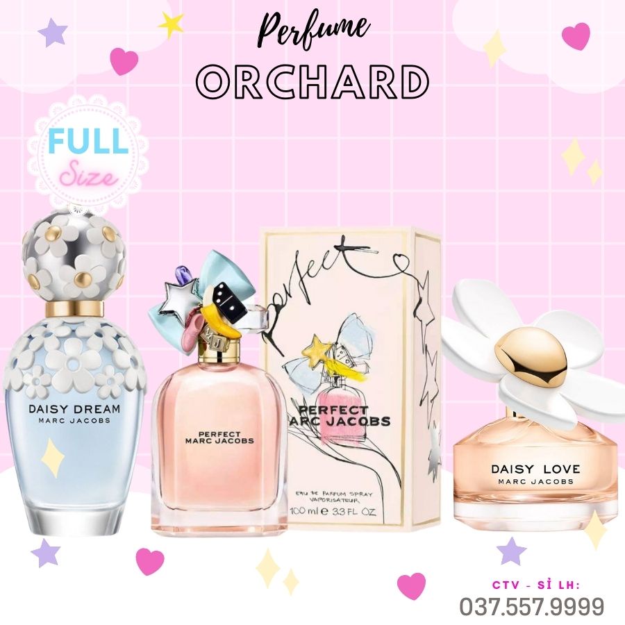 Nước hoa Daisy Marc Jacbobs 100ML, Daisy Dream 100ml, Nước Hoa mùa hè mùi ngọt nhẹ dịu