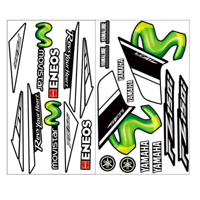 Tem rời dán xe fz 150i