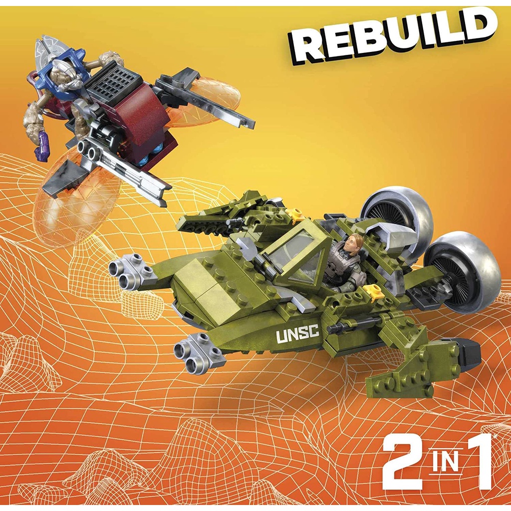 Mega Construx Halo UNSC Wasp Onslaught - Bộ xếp hình Mega Construx