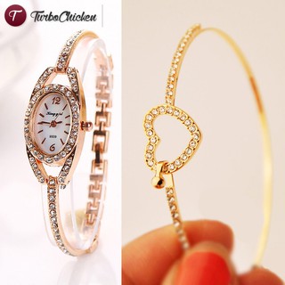 Đồng hồ quartz nữ dây thép không gỉ mảnh