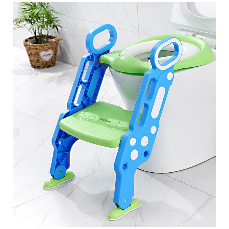 Dụng cụ thu nhỏ bồn cầu có cầu thang cho bé,,,
