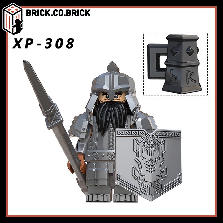 Lính Trung Cổ Minifigure và Non Lego Lord Of The Rings Đồ Chơi Lắp Ráp Mô Hình Chúa tể của những chiếc nhẫn KT1040
