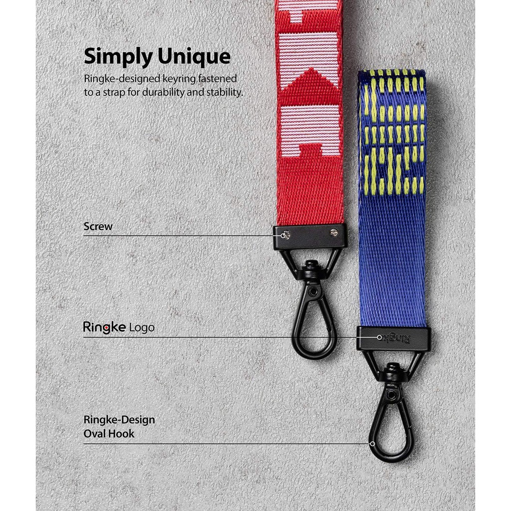 Ringke Key Ring Dây đeo chính hãng Ringke strap có đầu móc khóa