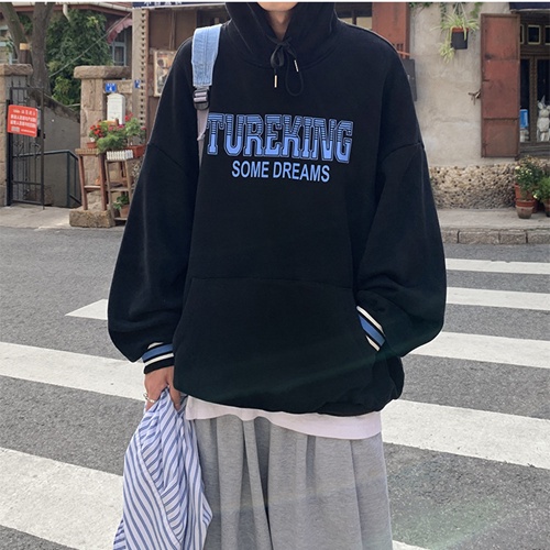 Áo hoodie unisex nam nữ cặp đôi nỉ bông dày dặn local brand TUREKING hàn quốc cute chống nắng form rộng thời trang