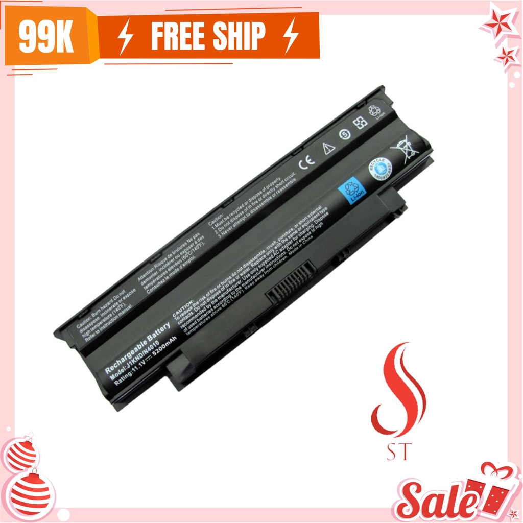 Pin Laptop Dell N3010 ❤️FREESHIP❤️ N3520 N4110 N4010 3010 3520 4110 4010 13R 14R hàng nhập khẩu