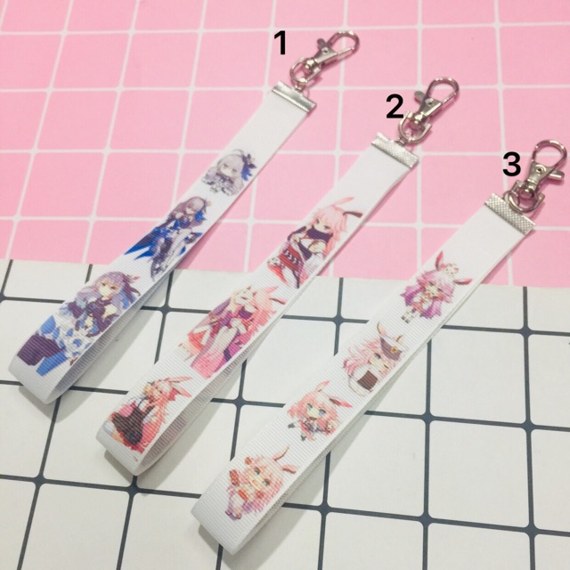 Móc nametag dây treo strap darling in the franxx