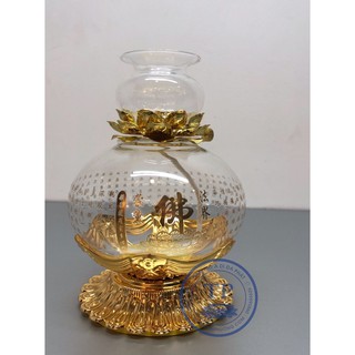 Đèn THỜ Đốt Dầu Tâm Kinh BÁT NHÃ