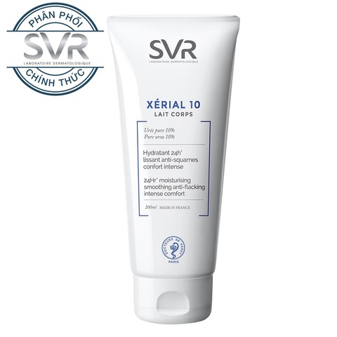 Sữa Dưỡng Thể Và Giữ Ẩm SVR Xérial 10 Lait Corps Tuýp 200ml - X10