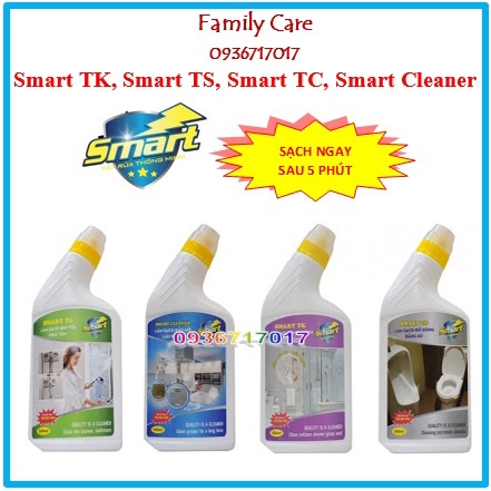SMART TC :Làm Sạch Sen, Vòi Inox- Tẩy Cặn Canxi, Vết Nước Cứng, Vết Bẩn Lâu Ngày