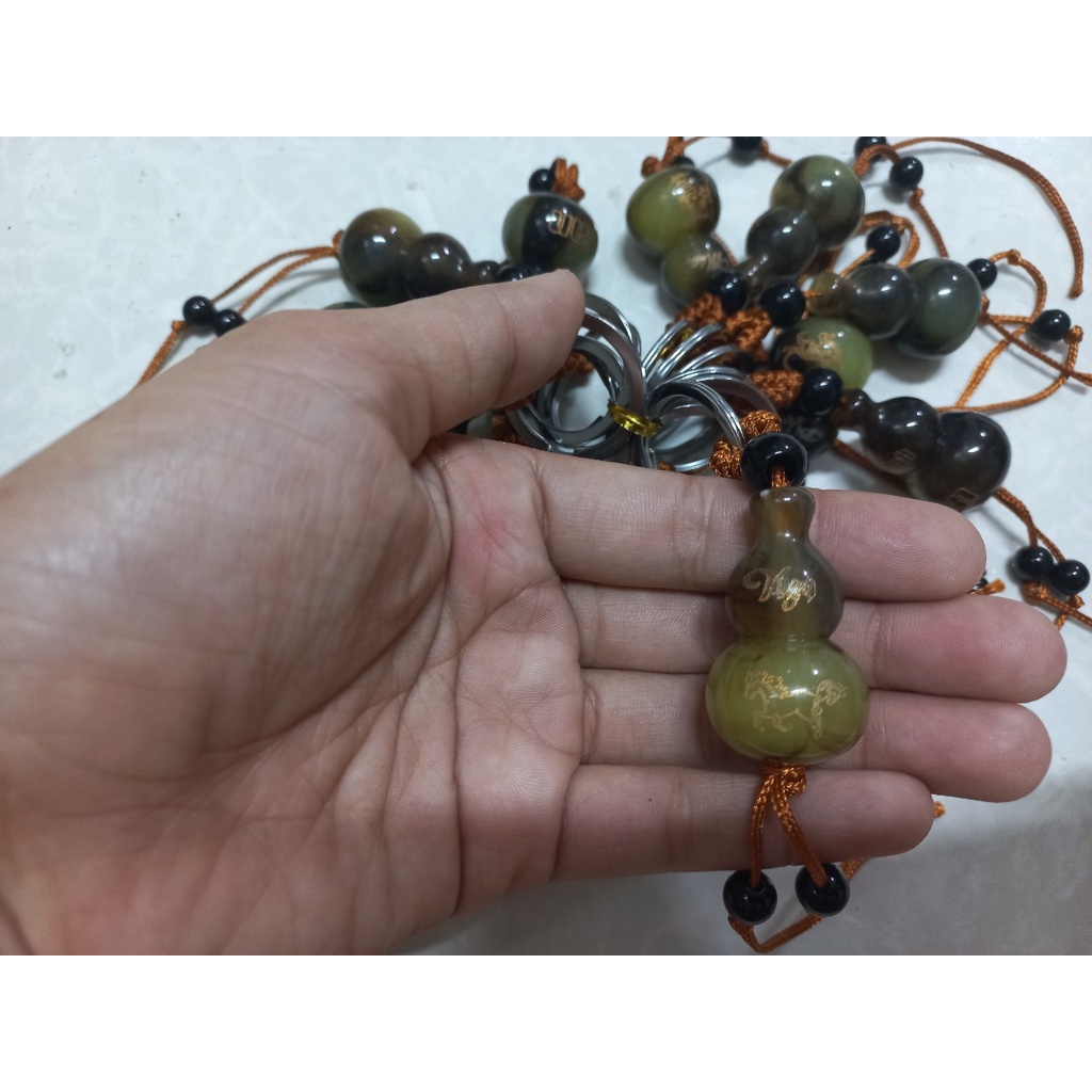*Kho Sỉ*Móc khóa đá hồ lô 12 con giáp