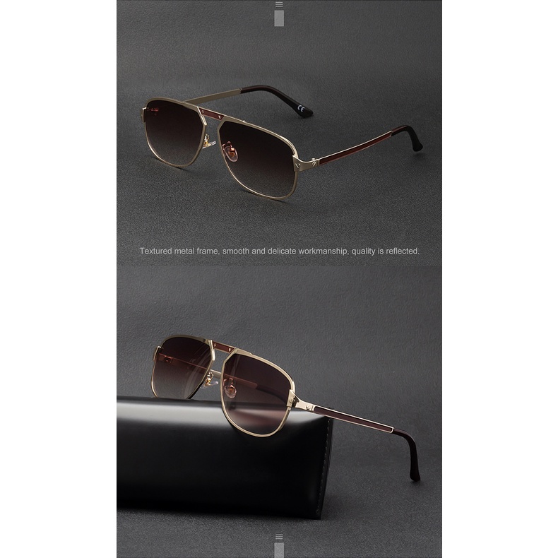 Kính Mát Thời Trang Cổ Điển Phong Cách Âu Mỹ Cho Nam 2021 50228 | BigBuy360 - bigbuy360.vn