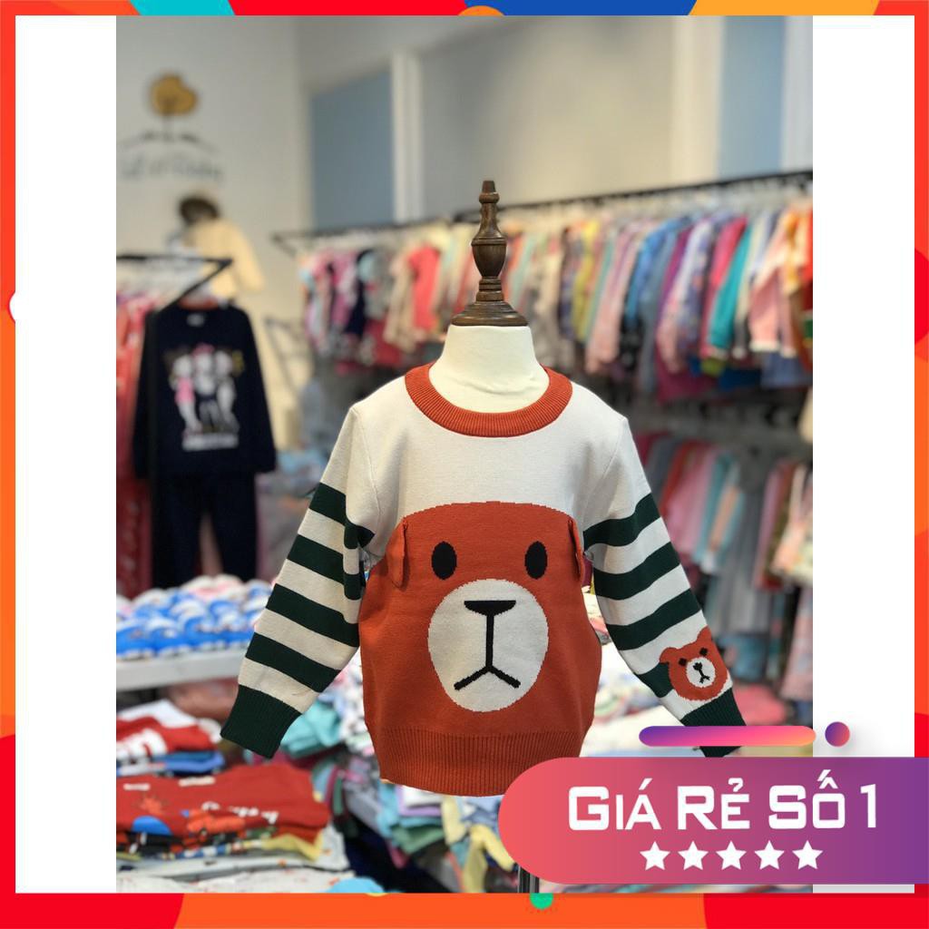 [Album 2] Áo len 2 lớp bé trai size cho bạn từ 2 tuổi đến 8 tuổi ( từ 12kg - 26kg). Chất len đẹp, mịn