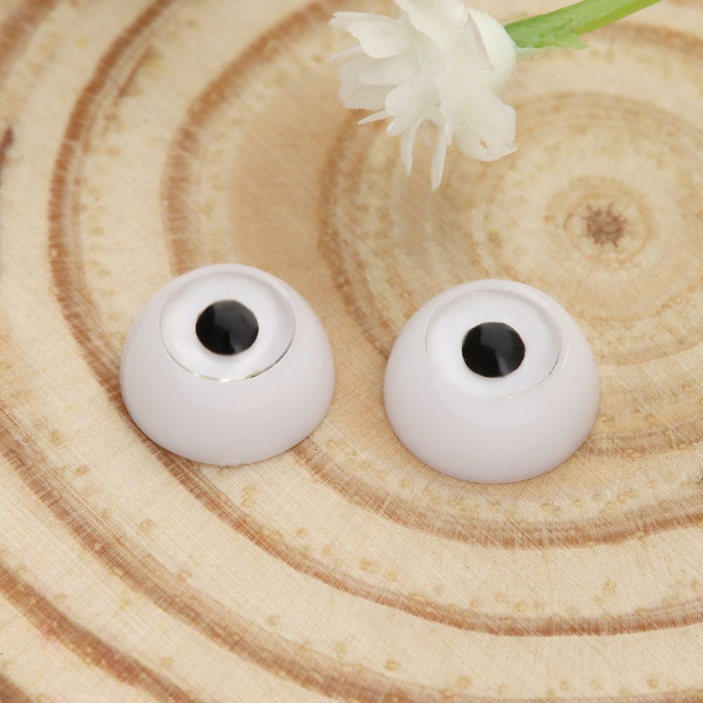 1 bộ mắt búp bê hình bán cầu bằng acrylic trong suốt 8~26mm chất lượng cao