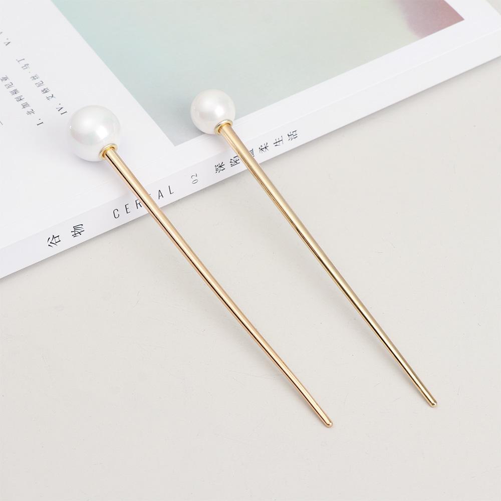 Kẹp Tóc Kim Loại Acrylic Thời Trang